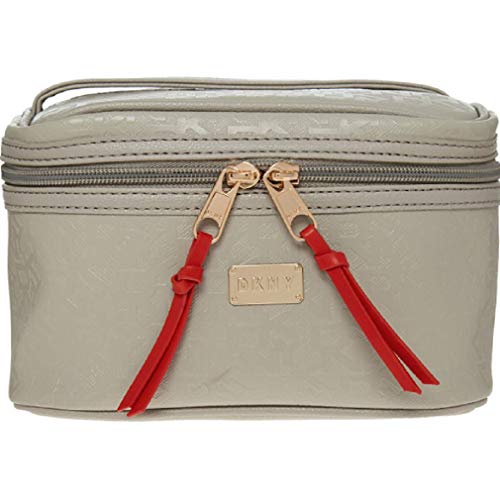 DKNY Escape Train - Neceser para cosméticos, color gris