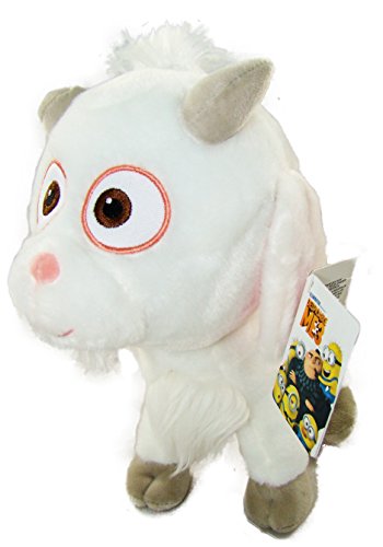 DM3 Minions: Peluche Uni Cabra Minions 28 cm Pelo Blanco (GRU mi Villano Favorito)