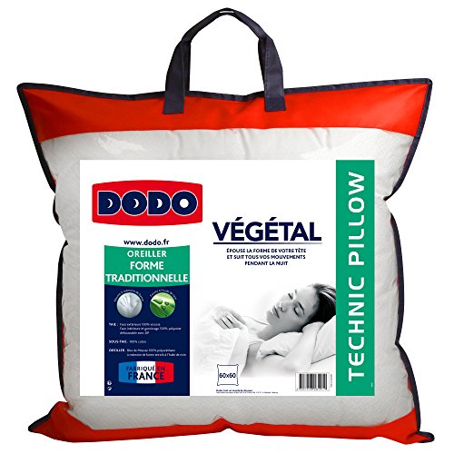Do Wrap Performance Headwear Dodo Dodo Vegetal 60 x 60 - Almohada estándar, Color Blanco