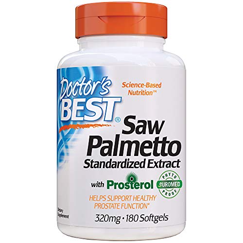 Doctor's Best Saw Palmetto Standardized Extract, 320Mg - 180 Cápsulas Blandas 180 Unidades 120 g