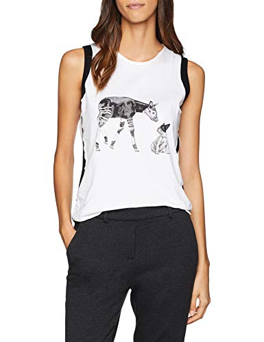 Dolores Promesas 107337 Camiseta, Blanco (Blanc Blanc), Small (Tamaño del Fabricante:S) para Mujer