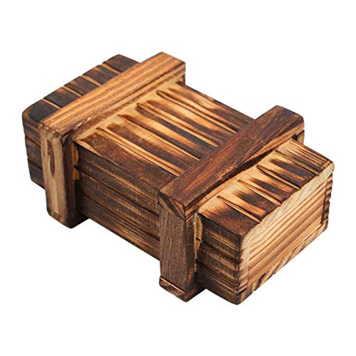 Domeilleur Caja de rompecabezas de madera juguetes Intellegence desarrollo cerebro Teaser Magic Box juguete regalo de cumpleaños para niños