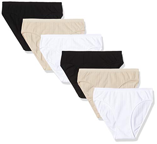 Don Algodón 1250 Ropa Interior, Surti, L (Pack de 6) para Mujer