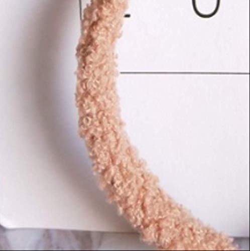 DongDongDong Populares Nuevas Orejas De Conejo Fox Pelo Aro Zanahoria Cabeza Aro Felpa Dibujos Animados Lindo Color Caqui (Pelusa)