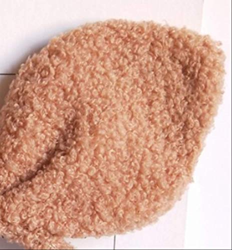 DongDongDong Populares Nuevas Orejas De Conejo Fox Pelo Aro Zanahoria Cabeza Aro Felpa Dibujos Animados Lindo Color Caqui (Pelusa)