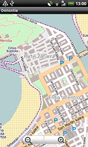 Donostia - San Sebastian Street Map