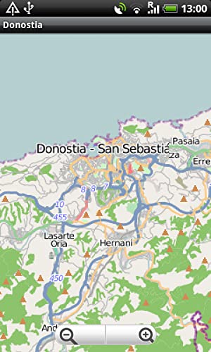 Donostia - San Sebastian Street Map