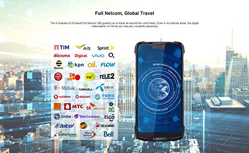 DOOGEE S90 Super - IP68/IP69K Impermeable Móvil Libre 4G Dual SIM (batería de 10050 mAh),Helio P60 Ocho Núcleos 6GB+128GB, Android 8.1, Pantalla de 6,18” FHD+, Cámara AI 16MP + 8MP - Naranja