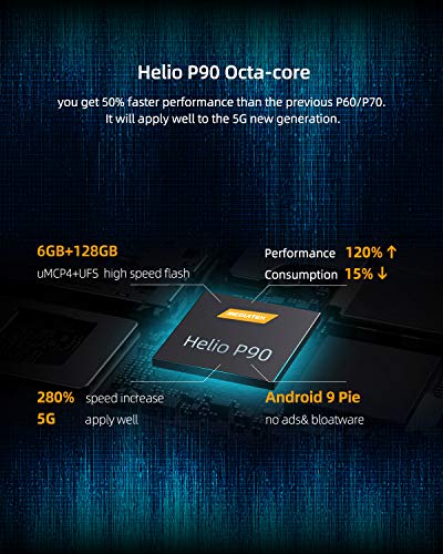 DOOGEE S95 Super Móvil Resistente, 6GB+128GB Helio P90 Octa-Core, 4G Telefonos Antigolpes 8650mAh(Modular Incluido), AI Cámara 48MP, Android IP68 IP69K Móviles Todoterreno 4G, 6.3 Pantalla FHD+, NFC