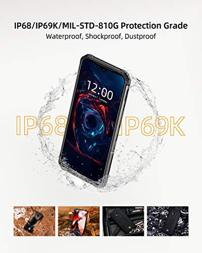 DOOGEE S95 Super Móvil Resistente, 6GB+128GB Helio P90 Octa-Core, 4G Telefonos Antigolpes 8650mAh(Modular Incluido), AI Cámara 48MP, Android IP68 IP69K Móviles Todoterreno 4G, 6.3 Pantalla FHD+, NFC