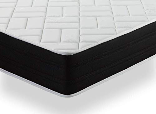 DORMIDEO - Colchón Viscoelástico Elixir - Reversible (Invierno/Verano), Antibacterias, 120x190cm