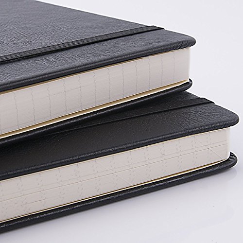 Dotted Journal / Cuaderno Punteado - Lemome A5 Cuaderno de Tapa Dura - Papel Grueso Premium - Página Dividers Gifts, Negro