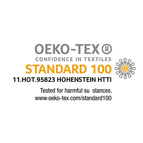 Douceur d'Intérieur Juego con Funda de Almohada (algodón, 140 x 200 cm), Multicolor, diseño de Unicornio