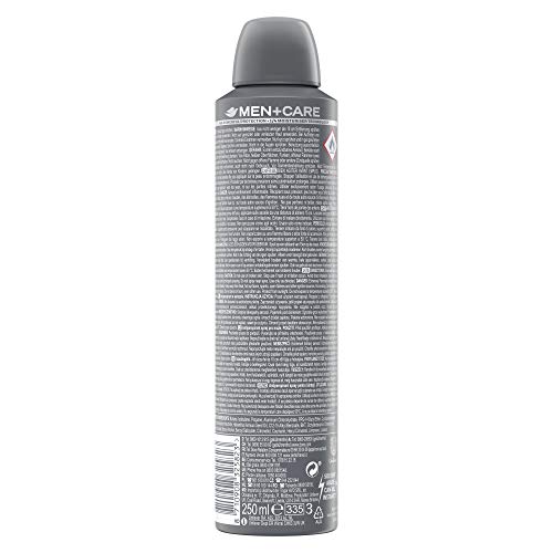 Dove Men +Care - Desodorante en espray para hombre, 250 ml, paquete de 6