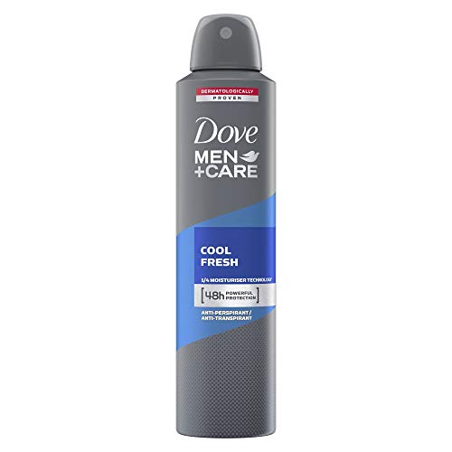 Dove Men +Care - Desodorante en espray para hombre, 250 ml, paquete de 6