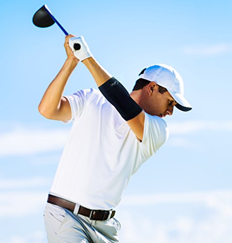 Dr. Arthritis - Codera de compresión con libro médico (puede no estar en español) – Alivio para codo de tenista (S)