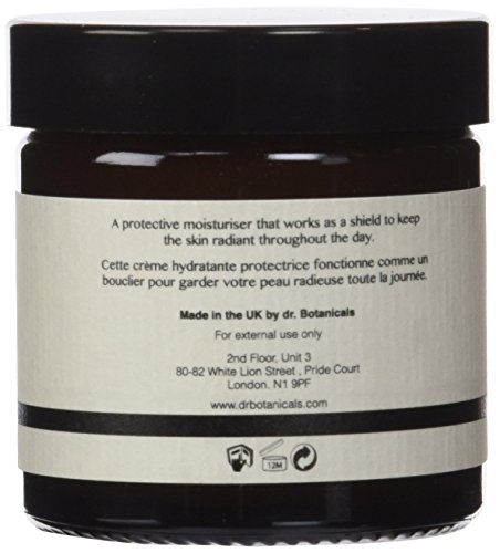 Dr Botanicals DBADRM - Crema hidratante de día anti-oxidante brillo natural, 50 ml