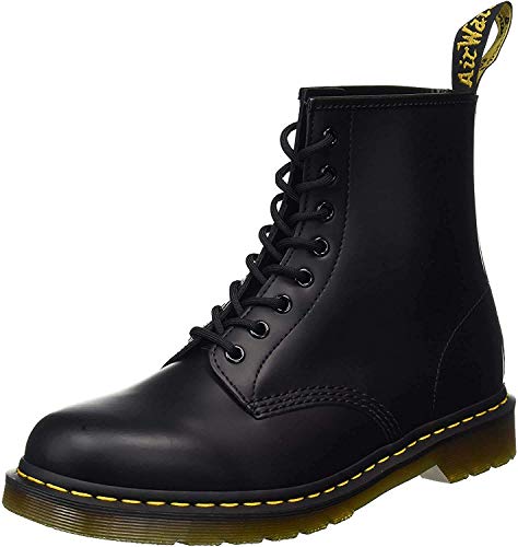 Dr. Martens 1460 Smooth, Botas Militares Unisex, Negro Black, 36 EU