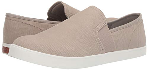 Dr. Scholl's Shoes Luna Tenis para mujer, Beige (Estampado de lagarto gris topo.), 39.5 EU