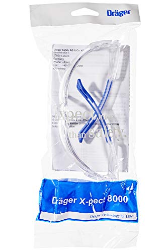 Dräger X-pect 8330 Gafas de Seguridad | Lentes de protección Rayos UV antivaho| Dieléctricas para ambientes de Alto Voltaje