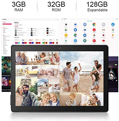 Dragon Touch Max10 Tablet 10 Pulgadas WiFi 5G, Android 9.0 Octa-Core 1920x1200 10.1"FHD RAM de 3GB, ROM de 32GB, Android Tablet PC con Bluetooth GPS FM G+G Pantalla, Puerto USB tipo C, Cuerpo Metálico