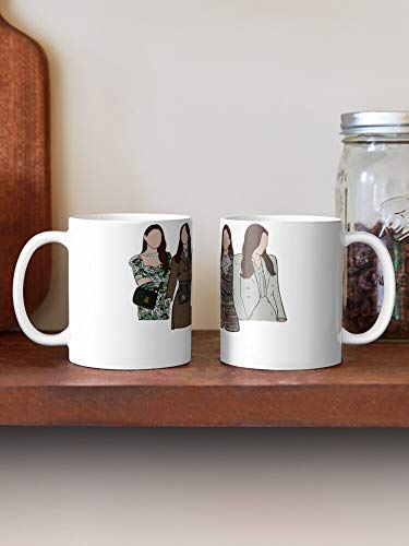 Dramas Fashion Yoon SERI On Crash You Landing Shows TV Taza de café con Leche 11 oz