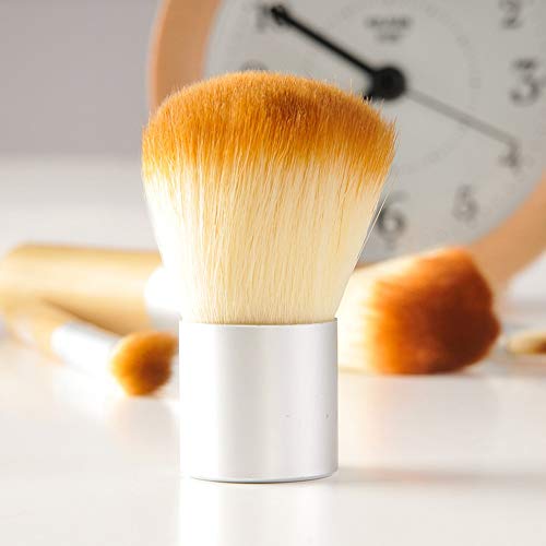 Drametree Mini Herramientas de Maquillaje Pincel de Maquillaje Adecuado para Principiantes Pincel de Base, Pincel para Polvo, Pincel de Sombra de Ojos, Pincel de Polvo de Miel Bolsa de Almacenamiento