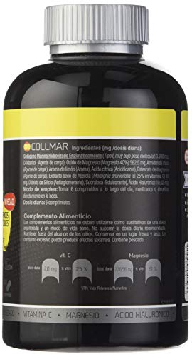 DRASANVI Collmar masticable Limon - Colageno marino hidrolizado 180 comprimidos