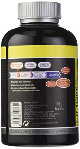 DRASANVI Collmar masticable Limon - Colageno marino hidrolizado 180 comprimidos