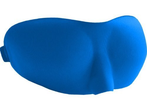 Dream Essentials Sweet Dreams Contoured Sleep Mask with Earplugs and Carry Pouch, Royal Blue by Dream Essentials