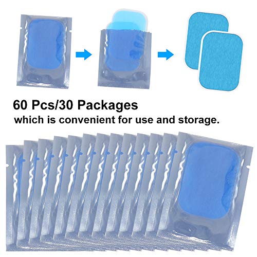 Dreamtop - 60 Almohadillas de Gel para Abdominales (30 Paquetes)