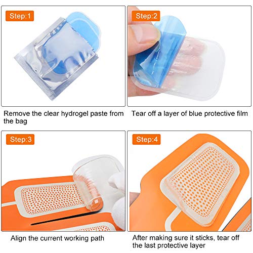 Dreamtop - 60 Almohadillas de Gel para Abdominales (30 Paquetes)