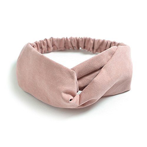 DRESHOW Boho Diademas para Mujeres Flor Vintage Impreso Criss Cross Anudado Elástico Banda para el Cabello Stretchy Head Wrap Twisted Accesorios para el Cabello Lindo Paquete de 10