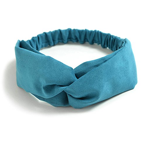 DRESHOW Boho Diademas para Mujeres Flor Vintage Impreso Criss Cross Anudado Elástico Banda para el Cabello Stretchy Head Wrap Twisted Accesorios para el Cabello Lindo Paquete de 10