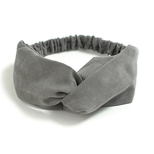 DRESHOW Boho Diademas para Mujeres Flor Vintage Impreso Criss Cross Anudado Elástico Banda para el Cabello Stretchy Head Wrap Twisted Accesorios para el Cabello Lindo Paquete de 10