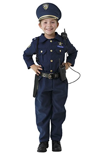 Dress Up America Conjunto de disfraces de policía de lujo para niños