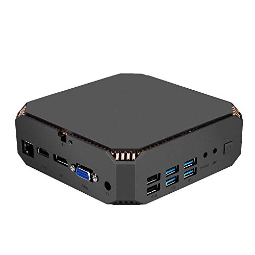 DroiX CK2 Windows 10 Pro Mini computadora Office Workstation; Intel Core i7-7500U, HD Graphics 620, 8GB de RAM 256GB de Almacenamiento, 2.5"HDD/SSD Bay, Wi-Fi, Ethernet, BT, HTPC