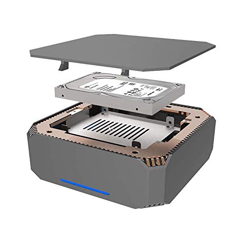 DroiX CK2 Windows 10 Pro Mini computadora Office Workstation; Intel Core i7-7500U, HD Graphics 620, 8GB de RAM 256GB de Almacenamiento, 2.5"HDD/SSD Bay, Wi-Fi, Ethernet, BT, HTPC