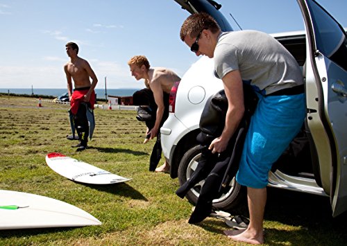 Dryrobe - Dryrap - Toalla de Deporte para cambiarse - Hombre - Talla única - Negro