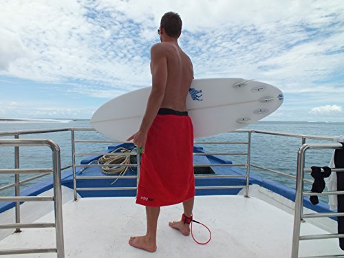 Dryrobe - Dryrap - Toalla de Deporte para cambiarse - Hombre - Talla única - Negro