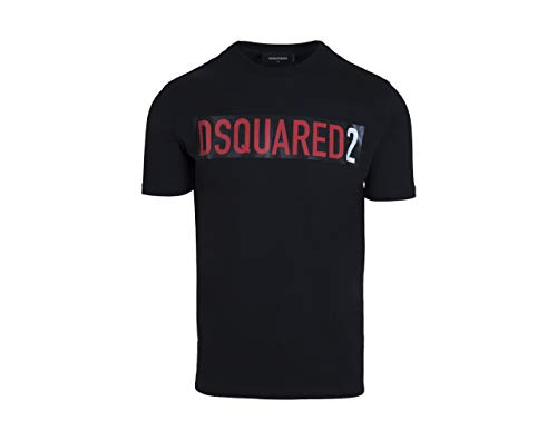 Dsquared2 - Camiseta para hombre - Color negro Negro L