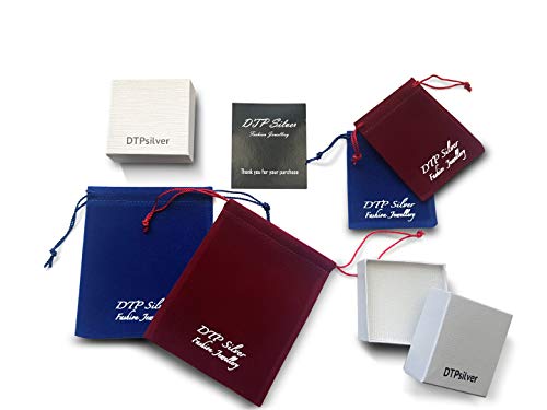 DTPsilver - 3 Pares de Pendientes de Aro en Plata de Ley, Chapado en Oro Amarillo y Rosa - Criollas Planas/Cuadradas Pequeñas - Espesor 2 mm - Diámetro 14 mm