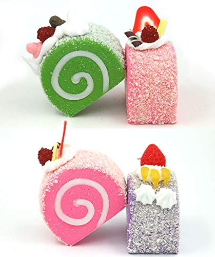 Ducomi Imanes para Nevera – Juego de 5 imanes magnéticos 3D para frigorífico y Pizarra, Suaves y perfumados, imán Estilo Comida, decoración para Cocina y Oficina, Idea Regalo