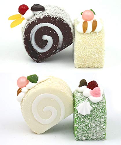 Ducomi Imanes para Nevera – Juego de 5 imanes magnéticos 3D para frigorífico y Pizarra, Suaves y perfumados, imán Estilo Comida, decoración para Cocina y Oficina, Idea Regalo