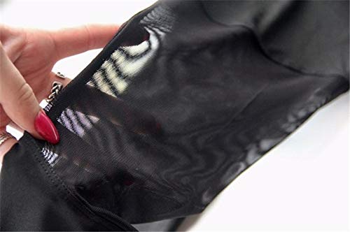 Ducomi LIV Leggins Transparentes para Mujeres - Looks Sexy y Casual en Gimnasia y Ropa Exterior - Leggings Ligeros, Transpirables y de Máxima Comodidad - Ropa Deportiva, Yoga, Pilates (S)