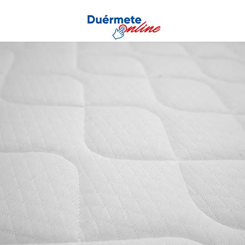 Duérmete Online Colchón viscoelástico Cyan Viscografeno Reversible (Cara Invierno-Verano) | Antibacteriano | Fabricado en ESPAÑA, 90x190