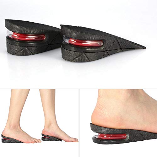 Duevin Plantilla de Zapatos de Aumento de Altura Plantilla invisible para hombres y mujeres invisibles Soporte Para el Arco Ortopédico Almohadillas Para el Talón Inserciones Acolchadas