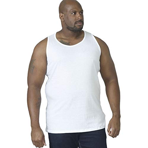 Duke Camiseta Sin Mangas Modelo Fabio-1 Kingsize Para Hombre (8XL/Negro)