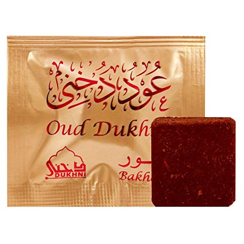 Dukhni Oudh Bakhoor Delux. Perfecto para leer, Namaaz, yoga, oración, meditación, relajación, relajación. Hecho con fragancia natural rica en madera de Oud y profunda fragancia espiritual