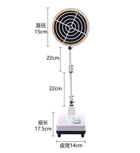 DULANP Escritorio TDP Lejos Calor Lámpara Electromagnético Ola Ligero Mineral Terapia para Salud y Belleza 250W